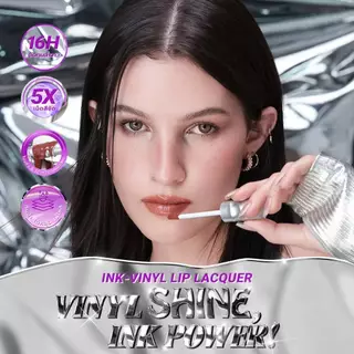 DAZZLE ME Ink-Vinyl Lip Lacquer ลิปไวนิล ปากฉ่ำวาวเงางาม ติดทน เบาสบายปาก