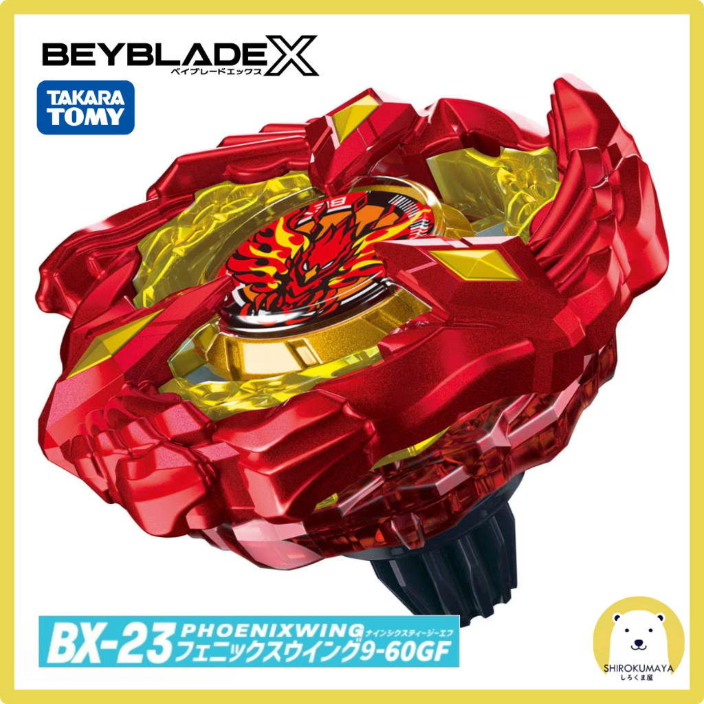TAKARATOMY BEYBLADE X BX-23 Phoenix Wing 9-60GF ชุดสตาร์ทเตอร์ พร้อมที่ยิง ความเร็วสูง X-Dash