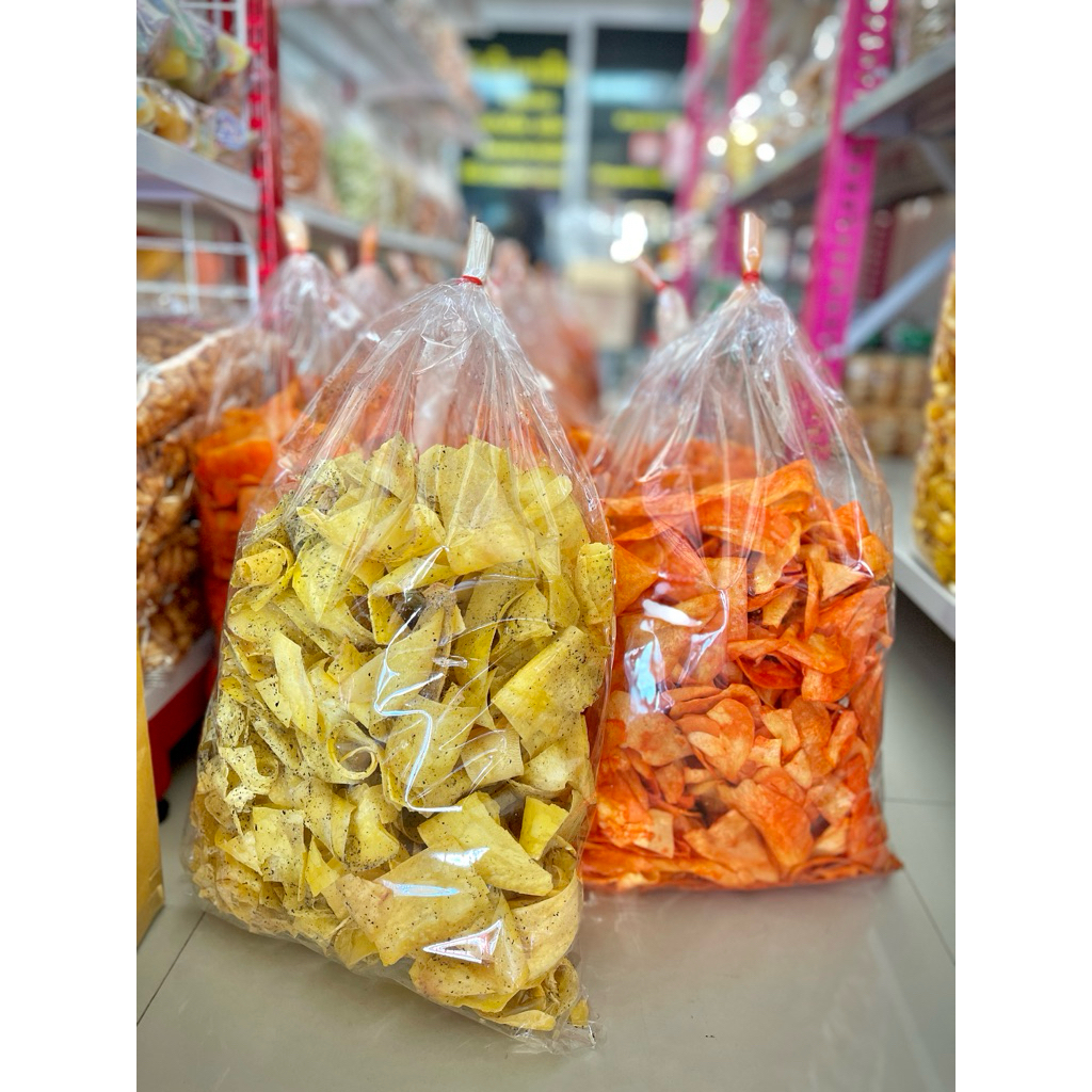 มันทอด 1 กิโลครึ่ง🔥 1500 กรัม🔥 มันสำปะหลังทอด รสปาปริก้าและสาหร่าย - รูปที่ 5