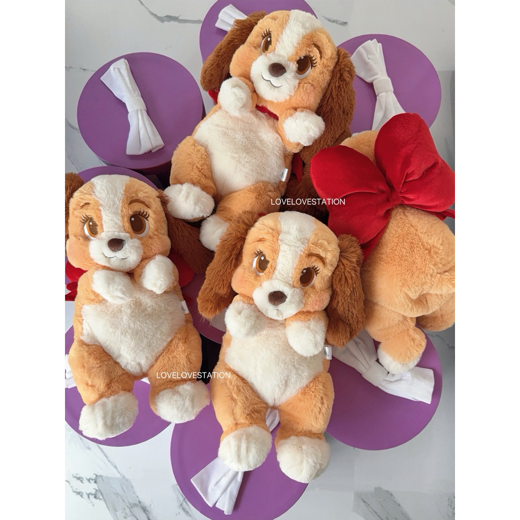 พร้อมส่ง🧺🤎ตุ๊กตา Lady(Lady and the Tramp)Disneystore