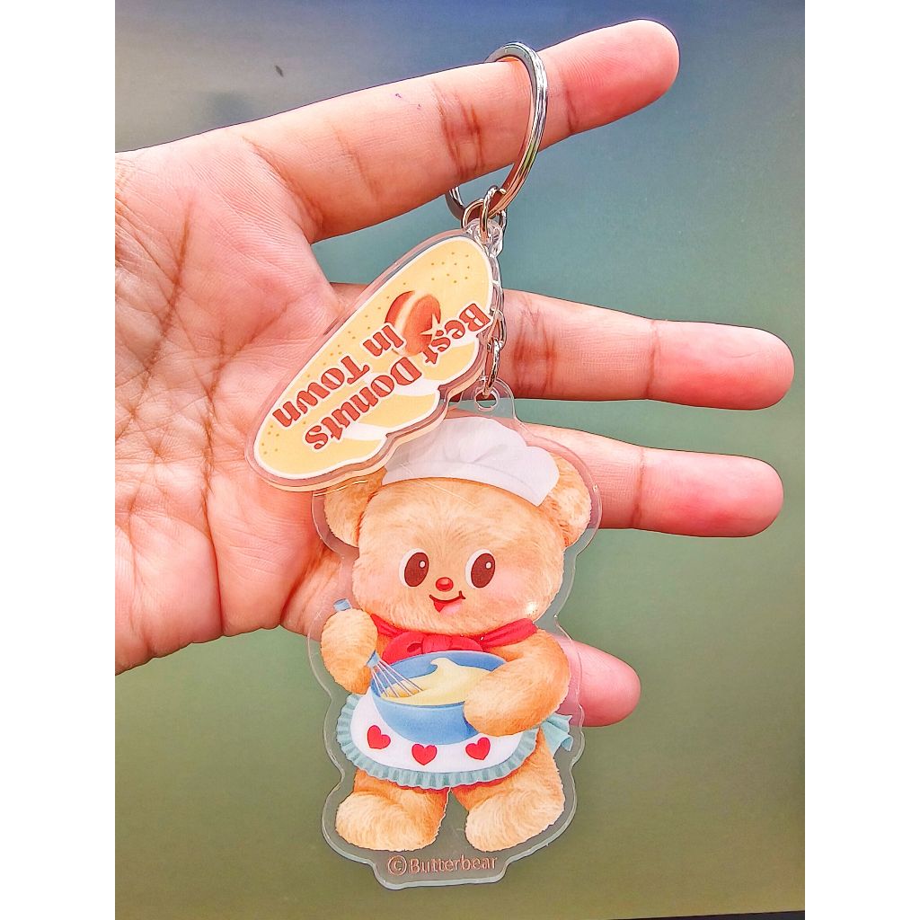 พร้อมส่ง พวงกุญแจหมีเนย คละแบบ#พวงกุญแจ#Butterbear