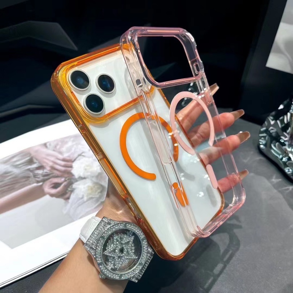 เคส แม่เหล็ก Magnetic ชาร์จ Wireless สําหรับ ไอโฟน 17 17air 17pro 17promax พร้อมส่ง ในไทย 909