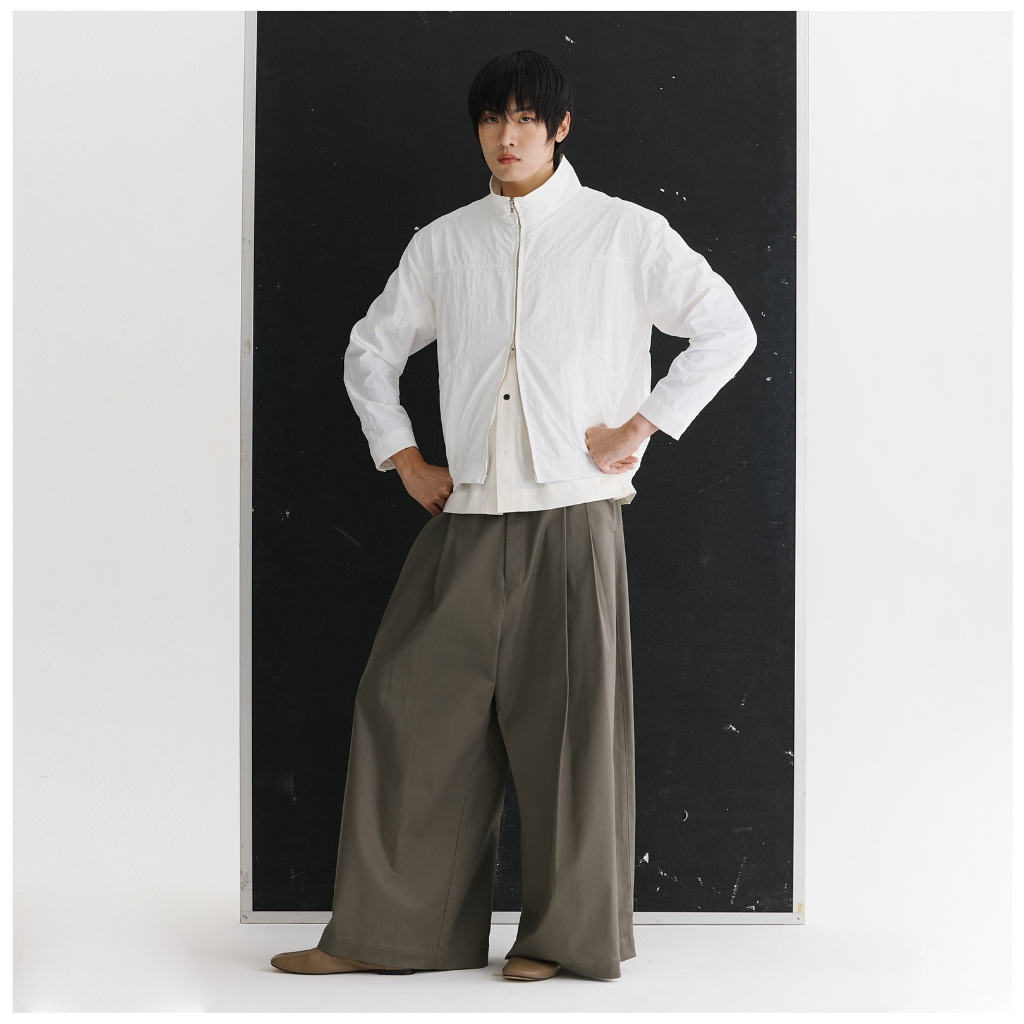 FELLOW PANTS (OLIVE) - กางเกงขายาว