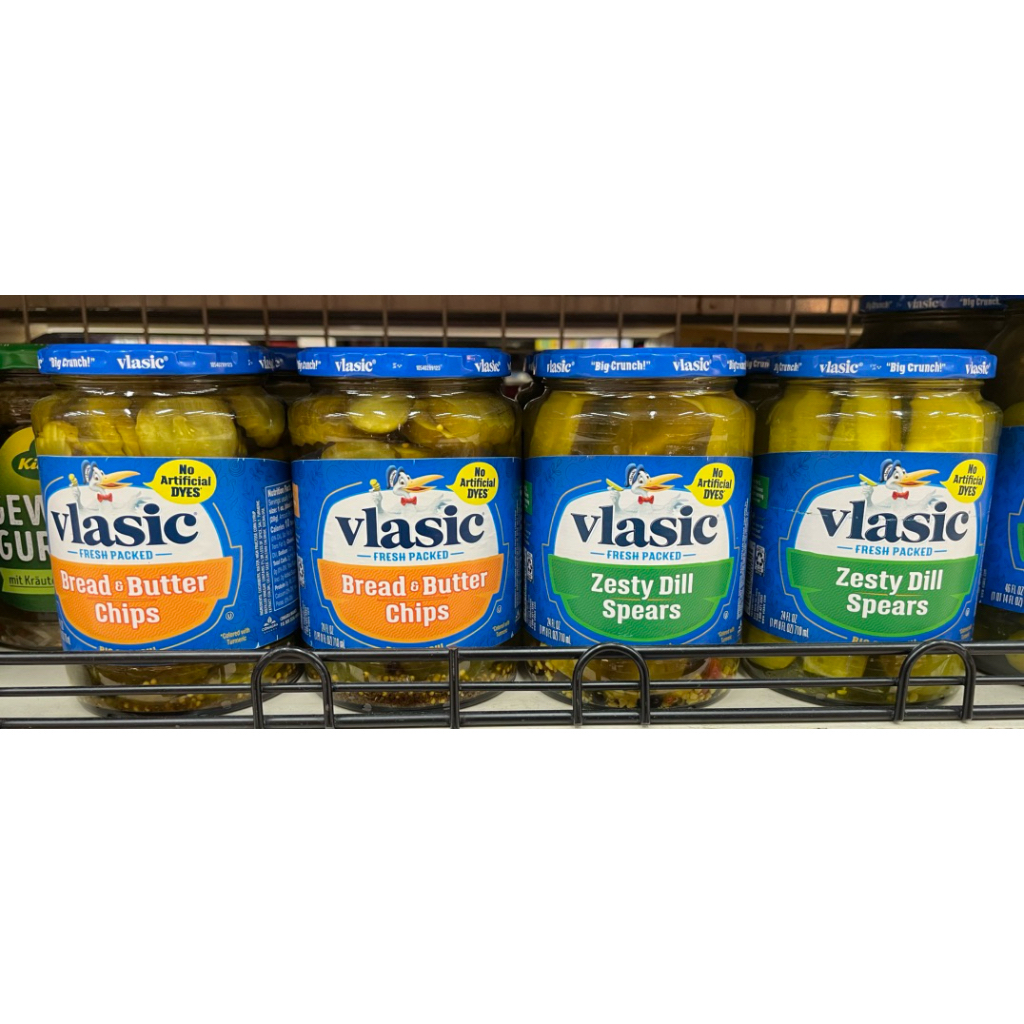 Kosher Dill Baby Wholes 1.36L/Kosher Dill Wholes1.36/Zesty Dill Spears 710ml./Bread & Butter Chips71