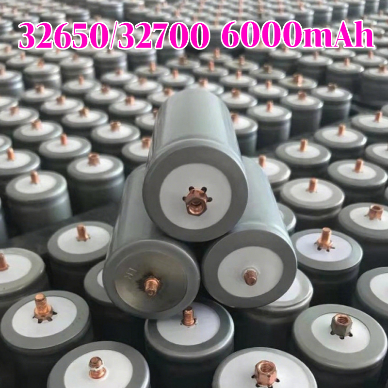 แท้ 100% แบตเตอรี่ ลิเธียมฟอสเฟส LiFePO4 32650 32700 3.2v ตัวเมียบวก แบบเกลียว ไฟโซล่าเซลล์ ถ่านชาร์จ