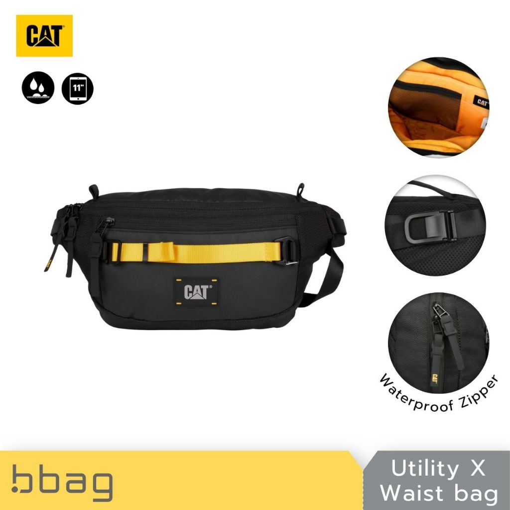 Caterpillar กระเป๋าคาดอก/คาดเอว รุ่น Utility X (ยูติลิตี้ เอ๊กซ์ 84841) - 2 ลิตร กันน้ำ