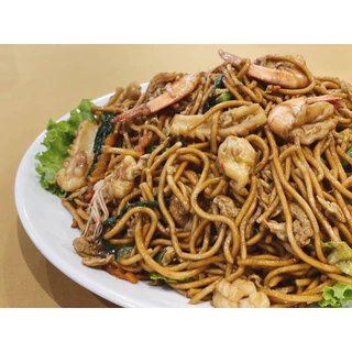 หมี่เหลืองหาดใหญ่ขนาด6ถุงๆละ450กรัมแพคมาในถุงฟอยล์ถนอมอาหาร