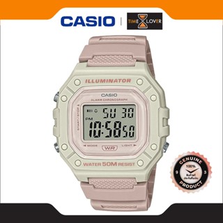Casio รุ่น W-218HC-4A2 นาฬิกาข้อมือผู้ชาย สายเรซิ่น รุ่น W-2…