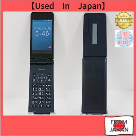 AQUOS SH-03L Black Flip Phone No Camera Japanese Flip Phone  Keitai Keitaiphone Unlocked  SIM Free R
