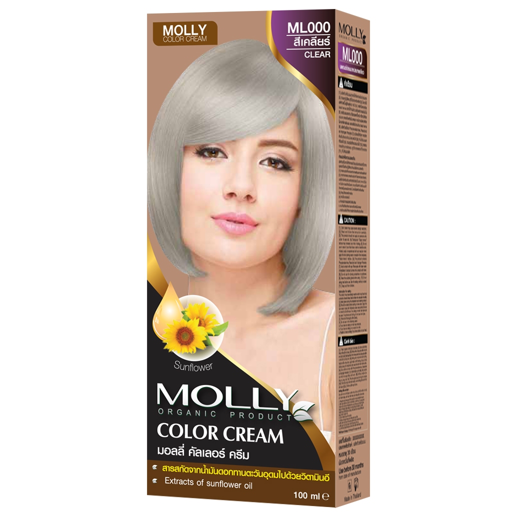 Molly Color Cream  ML000 สีเคลียร์