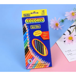 สีไม้ 12 สี แท่งสั้น แท่งยาว ดินสอสีไม้ ดินสอสีเด็กอนุบาล ระบายสี ระบายสีเด็ก เครื่องเขียน ระบายสีเด็กอนุบาล