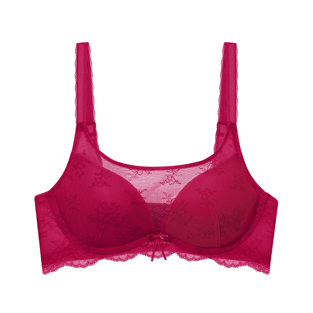 Triumph เสื้อชั้นในดันทรงแบบไม่มีโครง รุ่น Tri-Air Lite Luna HU-R รหัส 10227048 สีแดง 2370