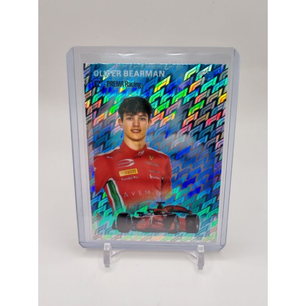 การ์ด f1 topps chrome logofractor 2024 oliver bearman