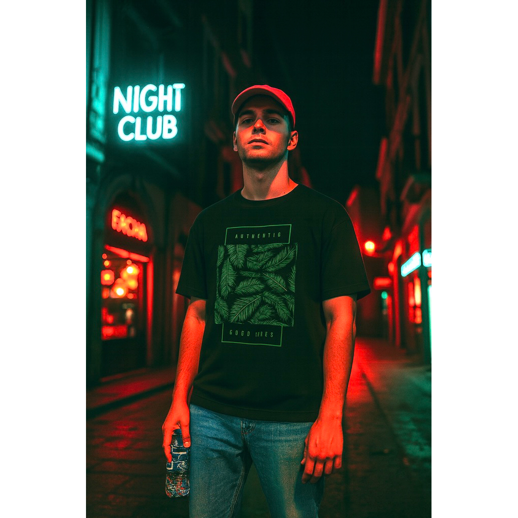 7TH Street ( เซเว่นสตรีท ) เสื้อยืด Streetwear รุ่น L-VIB002  7th Street Light Collection.