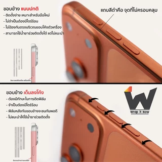 ฟิล์มกันรอย ใช้สำหรับ iPhone17Pro (ไม่ใช่รุ่น Max) / iPhone17 Pro หน้าจอ 6.3 นิ้ว ฟิล์มหลัง ฟิล์มรอบตัว ฟิล์มขอบข้าง