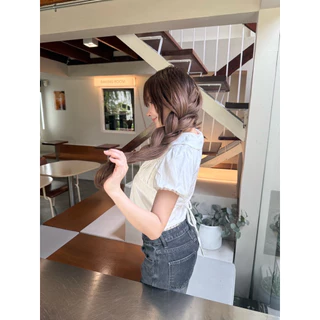 Levenn.bkk • Amy Top เสื้อคอปก ผ้าคอตตอน 100 แต่งลูกไม้ ทรงสวย น่ารัก เซ็กซี่
