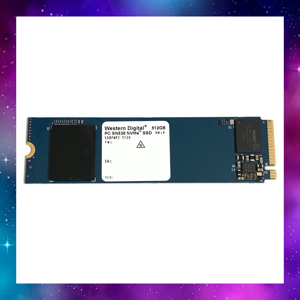 512 GB SSD (เอสเอสดี) WD BLUE SN530 PCIe/NVMe M.2 2280 ใช้งานปกติ
