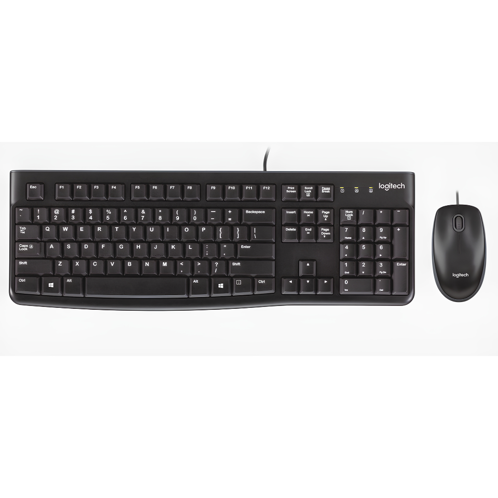 LOGITECH MK120 COMBO SET  BLACK (คีย์บอร์ด-เม้าส์)