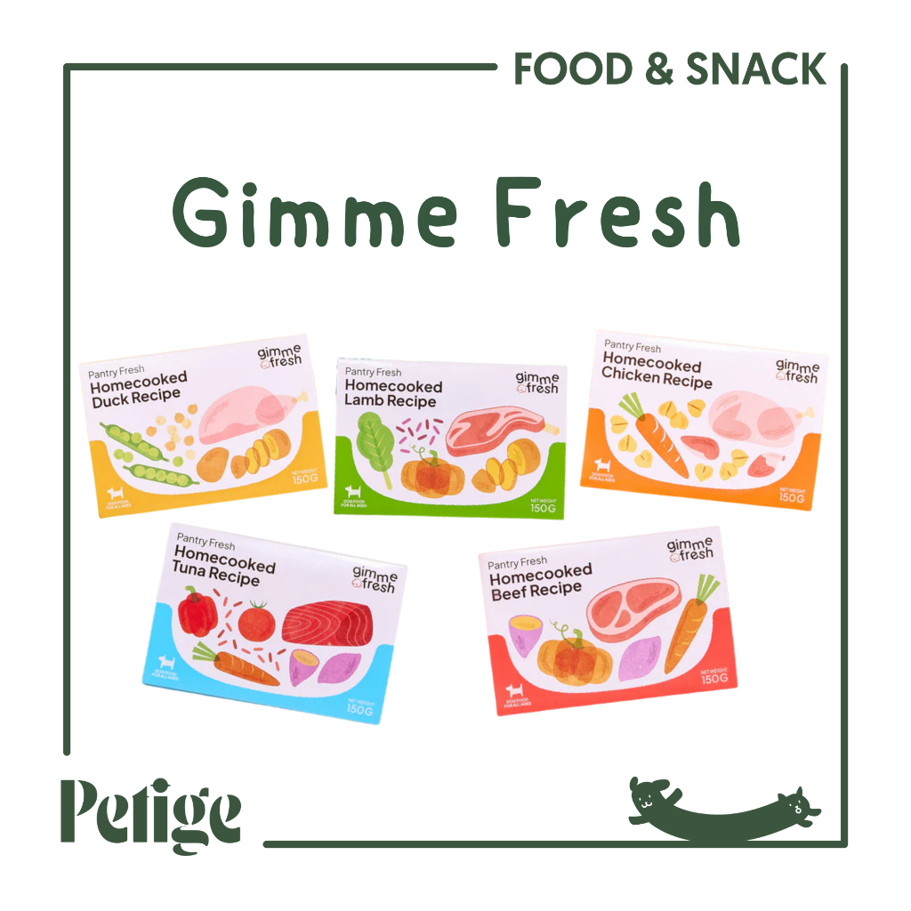 Gimme Fresh Pantry Fresh HomeCooked อาหารสำหรับสุนัข ขนาด150กรัม
