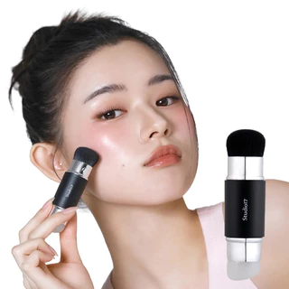 Studio17 Dual Silicone Blusher Brush | แปรงปัดแก้ม 2 หัว แปรงปัดแก้มซิลิโคน แปรงบรัชออน