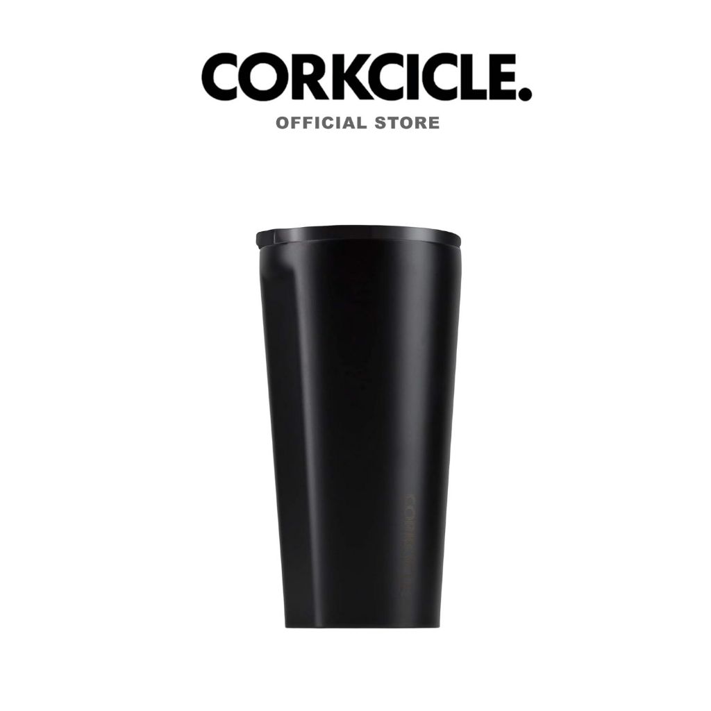 Corkcicle กระบอกน้ำ 16 oz (475 ml) Tumbler | Blackout ดำ | Keeps Cold เก็บเย็น 9hrs | แก้วพกพา ขวดน้ําพกพา