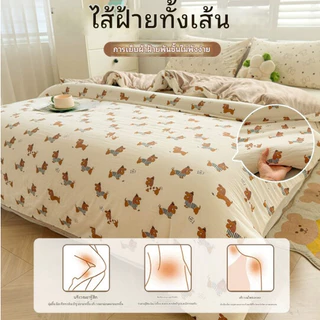 5/6 ไม้บรรทัดเส้นด้ายใยถั่วเหลืองผ้าคลุมเตียงสองชั้นในช่วงฤดูร้อนแม่และเด็กเกรดนุ่มสบายฤดูร้อนผ้าคลุมเตียงเย็น