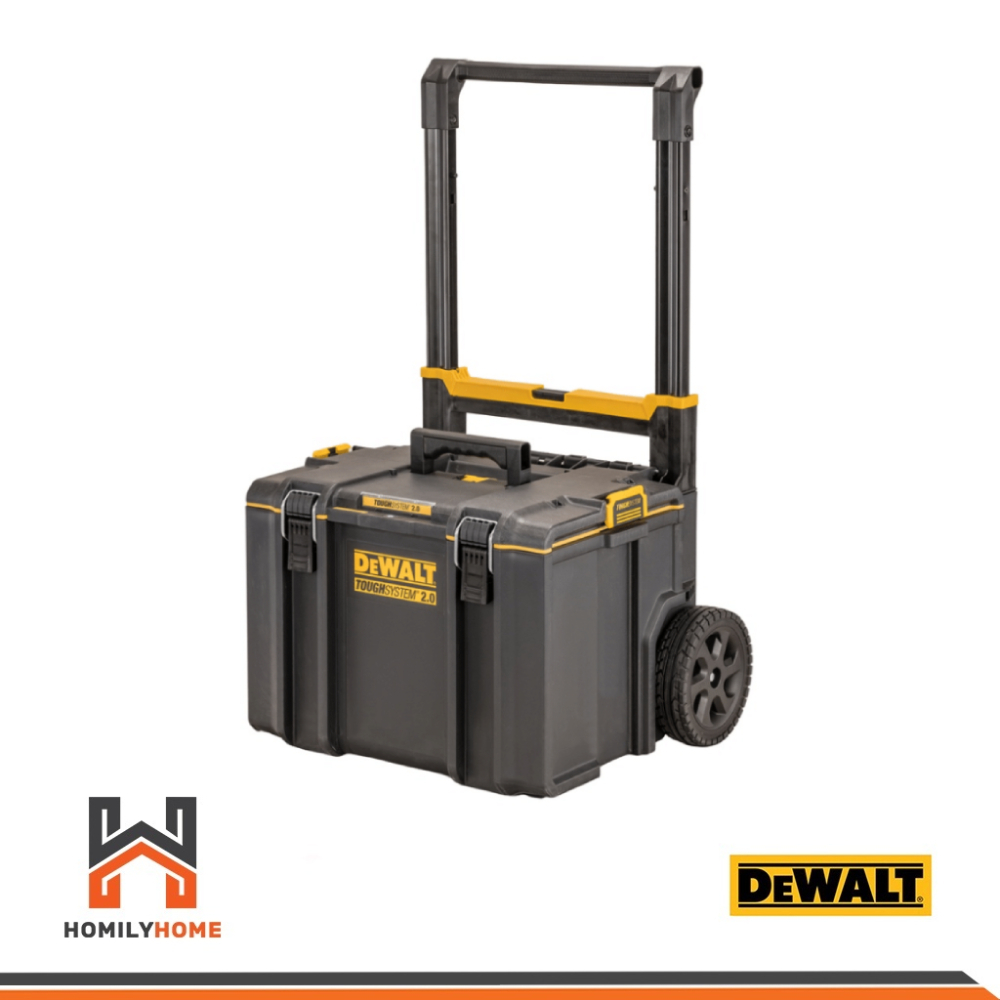 DEWALT ชุดกล่องเครื่องมือ TOUGH SYSTEM แบบรถเข็น ขนาดใหญ่ รุ่น DWST83295-1 กล่องเครื่องมือช่าง