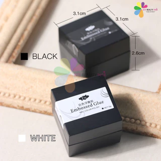เจลเพ้นท์ Embossed glue ตลับ 1.5g เจลเพ้นท์ลายนูน วาดเส้น เพ้นท์นูน 3มิติ ขัดผงทับได้ (พร้อมส่ง)