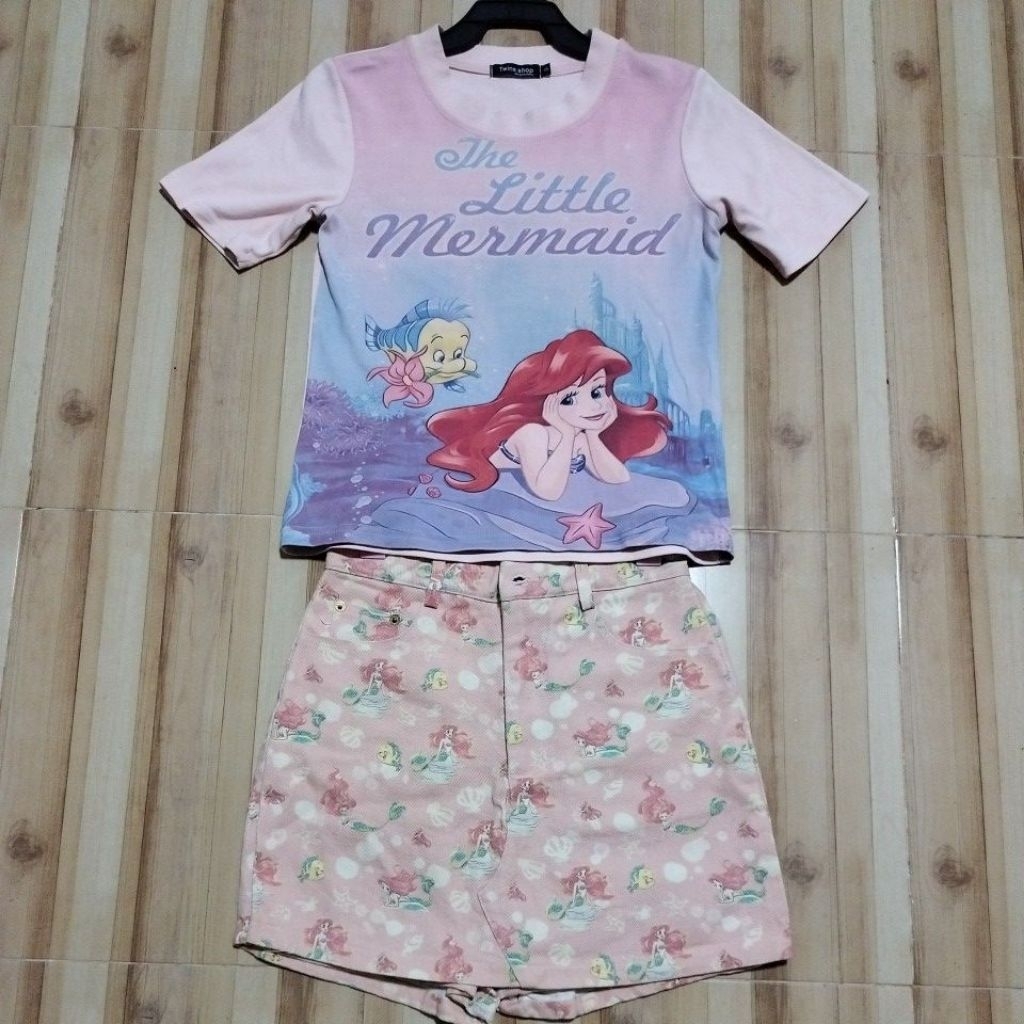 Set เสื้อ+กางเกงกระโปรง Twinshop