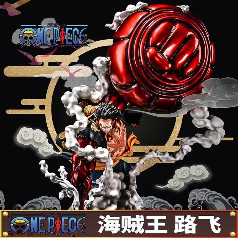 TH ขายร้อน💥โมเดลฟิกเกอร์ One Piece Monkey D Luffy 4th Gear แฮนด์เมด ขนาดใหญ่พิเศษ สําหรับผู้ชาย