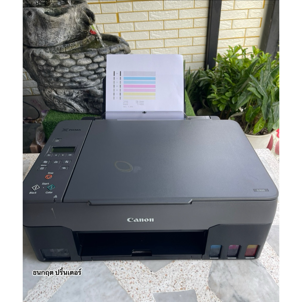 ปริ้นเตอร์ Canon G3020 พร้อมใช้งาน💥( อิงค์เจ็ท ) Wi-fi📌มือสอง ปริ้น สเเกน ถ่ายเอกสาร