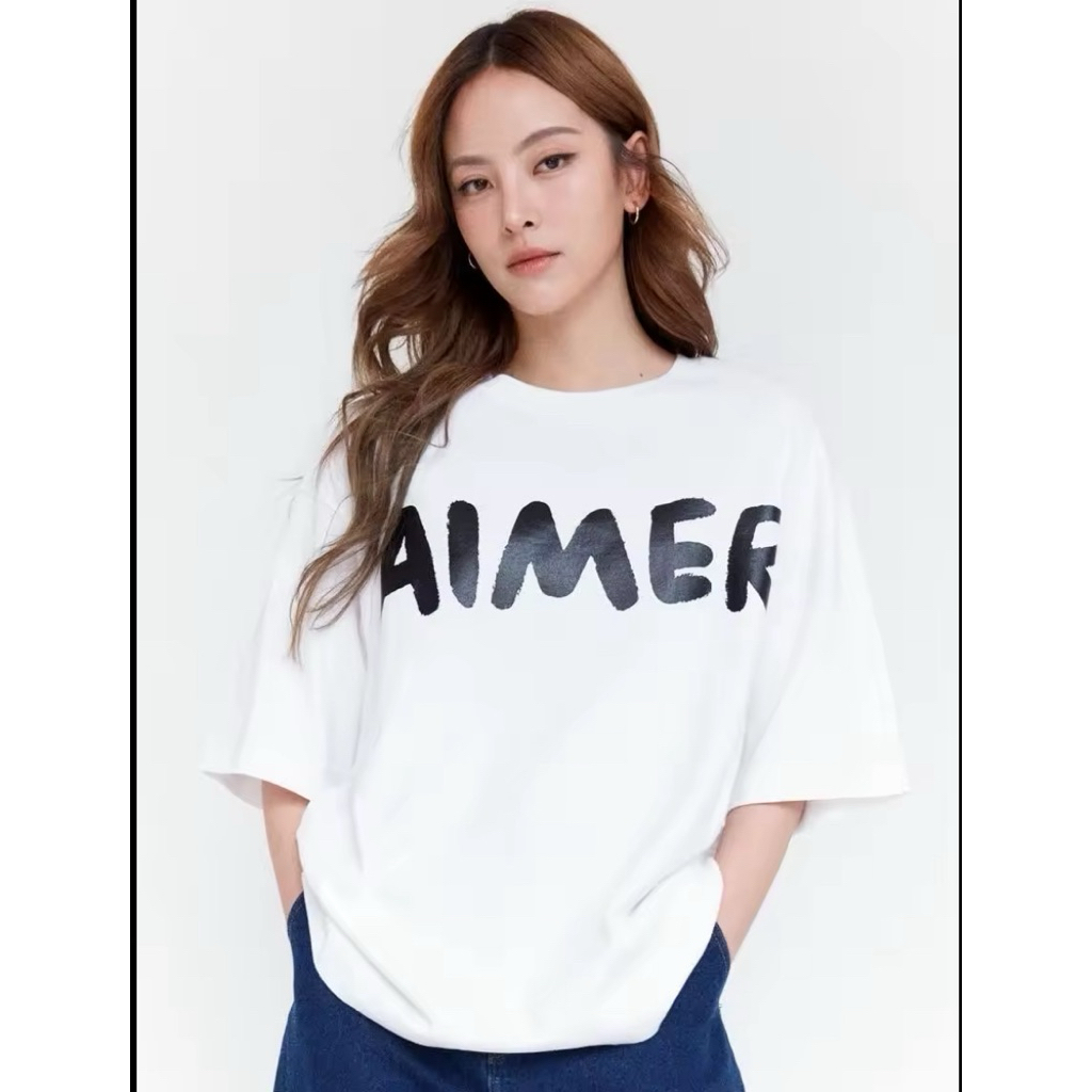 [Used Once] ส่งต่อ เสื้อยืด aimer free size