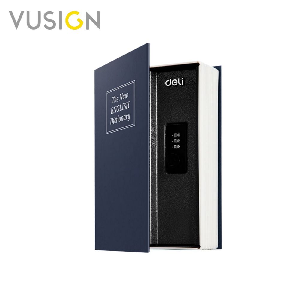 Vusign เซฟสมุด เซฟหนังสือ ตู้เซฟหนังสือ เก็บเงิน เครื่องประดับ ซ่อนเนียน ไม่สะดุดตาโจร  Book Safe