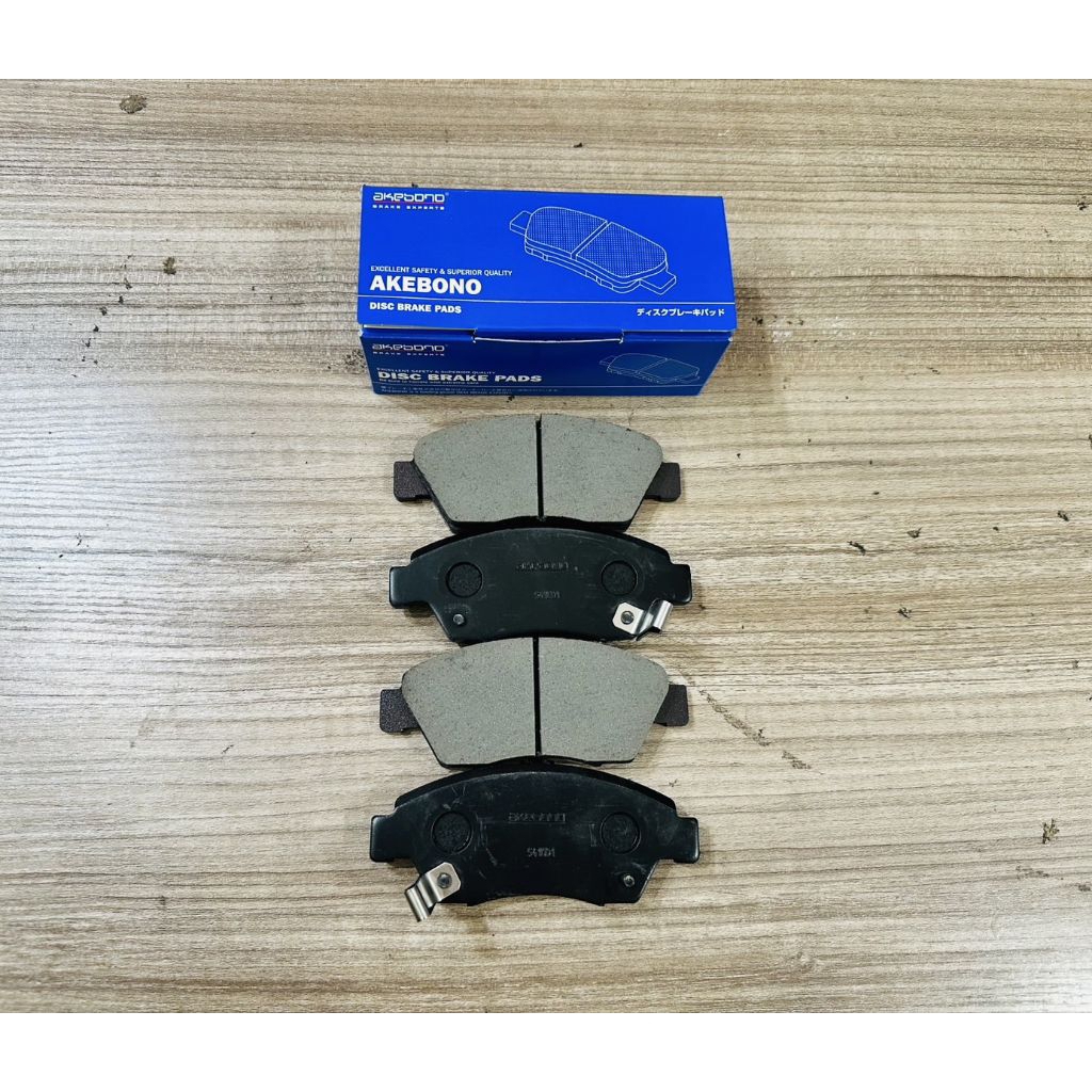 Akebono ผ้าดิสเบรคหน้า HONDA City 09-14, Jazz GE 08-14, Civic FD 1.8 รหัส AN-376WK