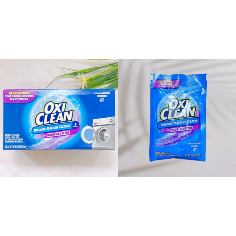 [OxiClean™] Washing Machine Cleaner with Odor Blasters ผงทำความสะอาดเครื่องซักผ้า ผงล้างเครื่องซักผ้