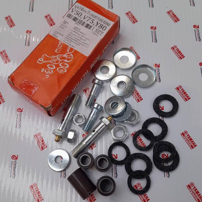 2668V080C บูชโช้คหน้า ชุดใหญ่ Y80 V50 V75 yamaha เกรด A F0002