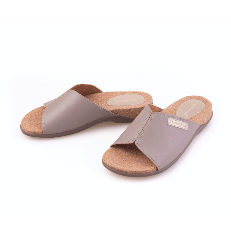 Dortmuend Flats & Comfort Jonah JF136 035-000 Ash Brown รองเท้าส้นเตี้ยเพื่อสุขภาพ