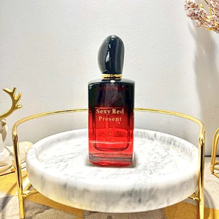 น้ำหอมเเท้กลิ่น Sexy Red Present สีเเดง2024(รุ่นอัพเดท) 100ml. ⚡️ส่งไว🚚ส่งของทุกวัน
