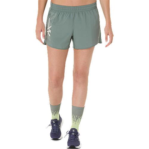 ASICS :  2012D178.400 ASICS ICON 4IN SHORT WOMEN กางเกงขาสั้นผู้หญิง ของแท้
