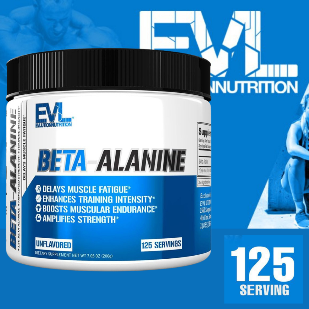 Evl Beta Alanine Powder 125 Servings - 200 g ( Unflavored )