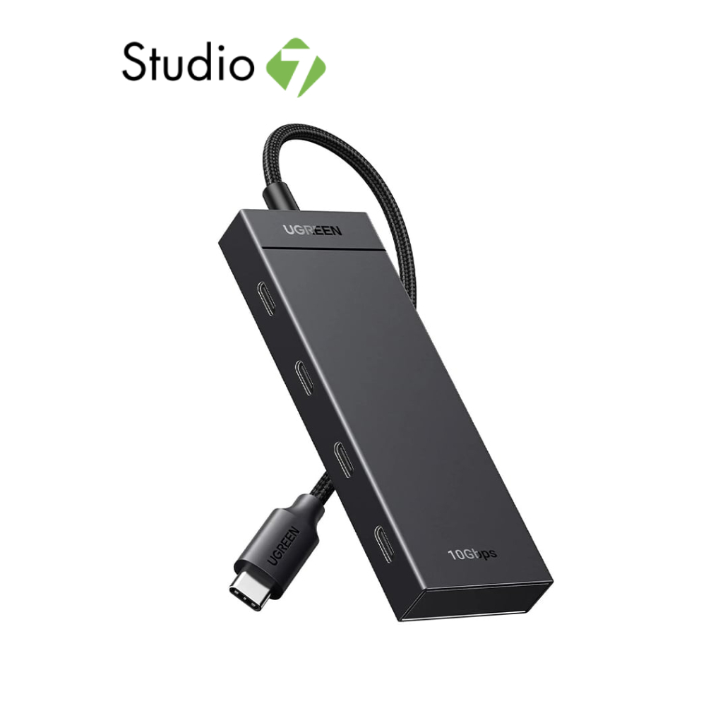 UGREEN 4-in-1 USB-C Hub Gen 2 (35584) Black by Studio7