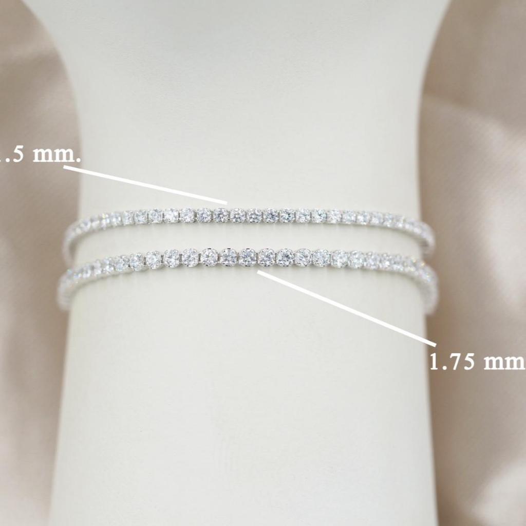 MSCHOO : Tennis Bracelet สร้อยข้อมือเงินฝัง CZ