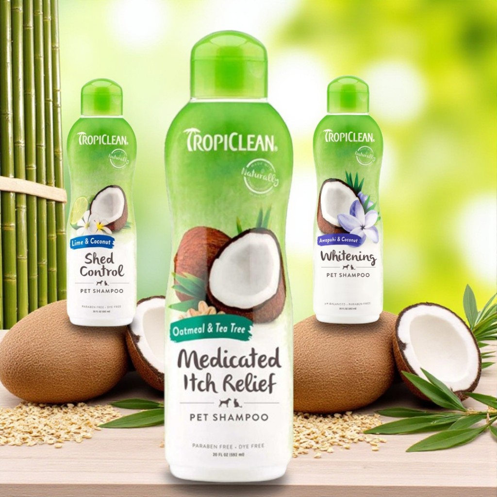 TROPICLEAN  Pet Shampoo ทรอปิคลีน  เพท แชมพู