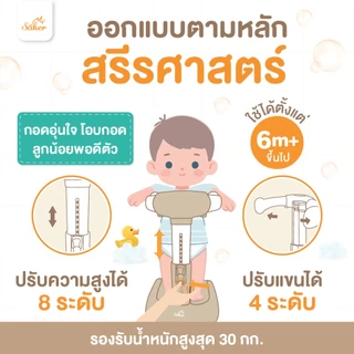 หัวไม่น็อคพื้น(มาตรฐานUSA)ที่พยุงที่ยืนอาบน้ำเด็ก Saker Baby SafeHold ปลอดสารพิษ ปลอดภัย กันลื่นล้ม