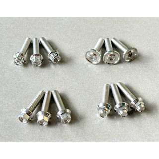 น็อตยึดครอบใบพัด Mio , Nouvo ( ชุด 3 ตัว )