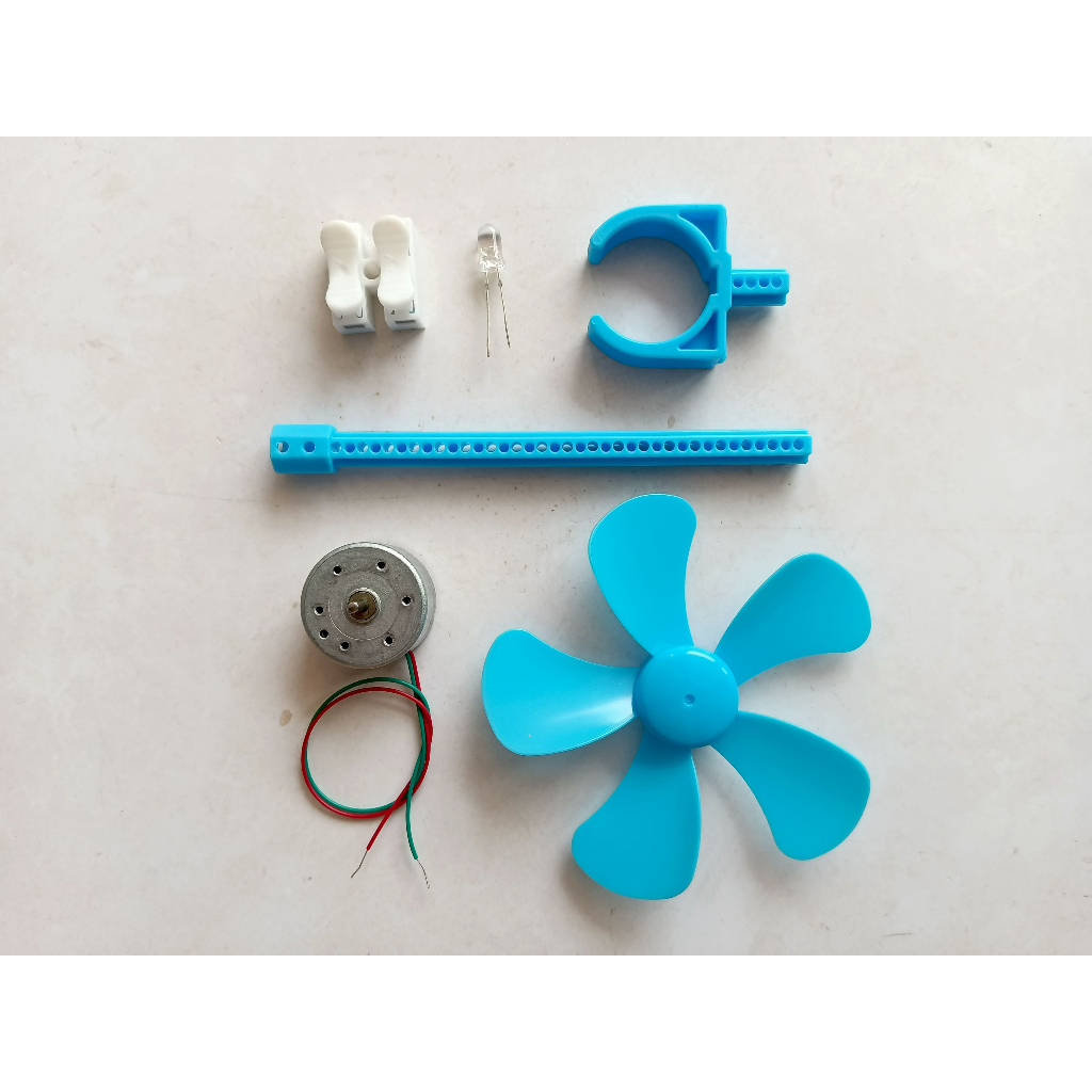 เครื่องปั่นไฟด้วยลมแบบง่าย ของเล่นSTEAM กังหันลมปั่นไฟ