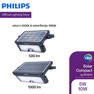 Philips Lighting โคมไฟโซลาร์รุ่นติดผนังพกพาได้ BVS010 Solar Compact