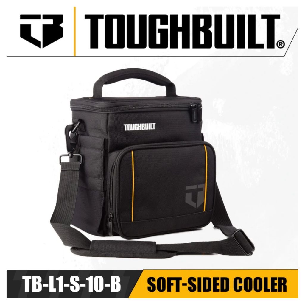 TOUGHBUILT TB-L1-S-10-B กระเป๋าเก็บความเย็น/ความร้อน แบบพับได้ กล่องเก็บอุณหภูมิสำหรับแคมป์ปิ้ง กล่องข้าวไซต์งาน