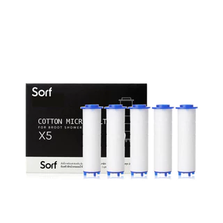 Sorf Filter For Shower Filter 5pcs ไส้กรองน้ำคุณภาพสูง 5ชิ้น.