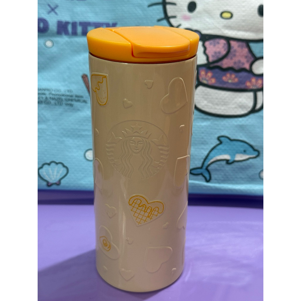 Starbucks butter heart tumbler 12 OZ.